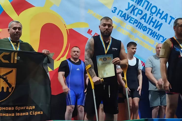 Ветеран из Синельниковского района стал чемпионом Украины по парапауэрлифтингу