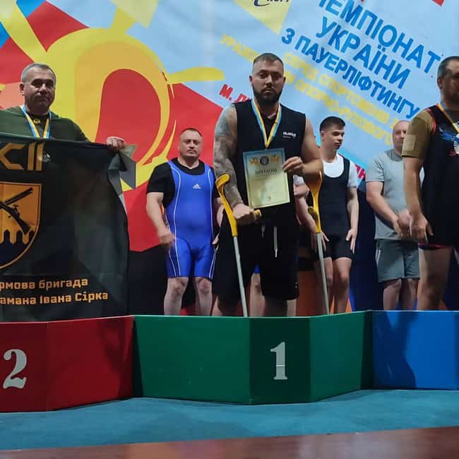Ветеран из Синельниковского района стал чемпионом Украины по парапауэрлифтингу
