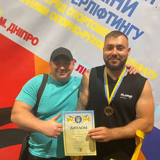 Ветеран из Синельниковского района стал чемпионом Украины по парапауэрлифтингу