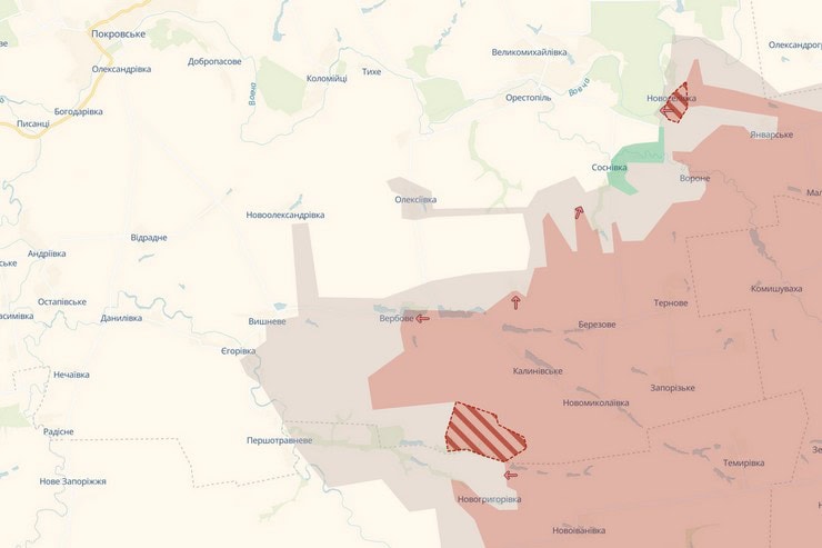 Російські війська просуваються по Синельниківському району Дніпропетровської області