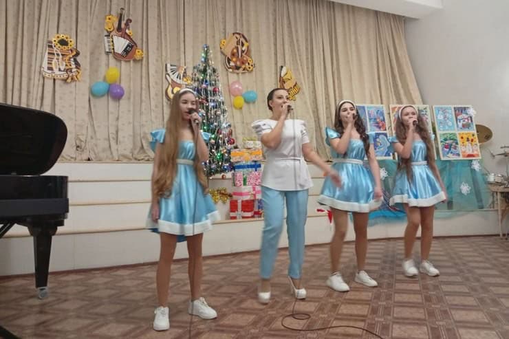 Новогодний концерт в Синельниково