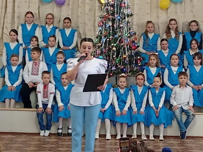 Новогодний концерт в Синельниково