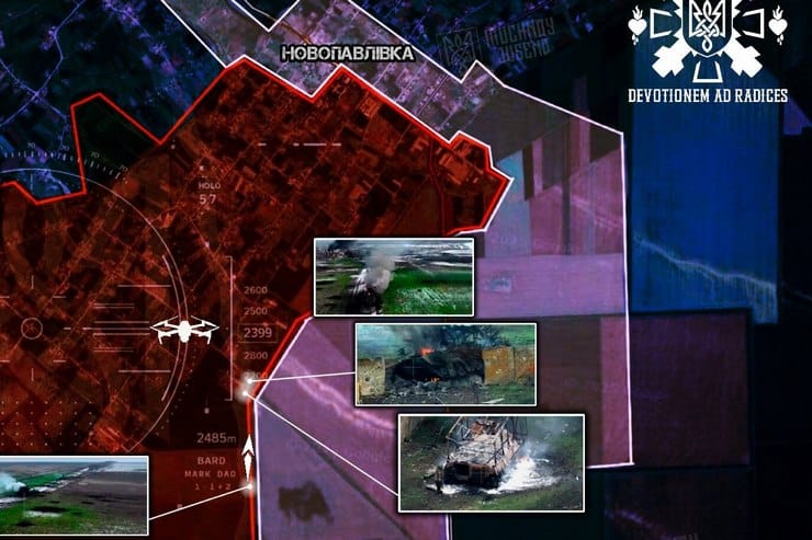 Массированный механизированный штурм Новопавловки: как российские войска пытались захватить село в Синельниковском районе