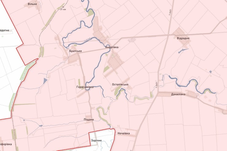 На Александровском направлении обстановка напряженная: враг продолжает оккупировать села в Синельниковском районе