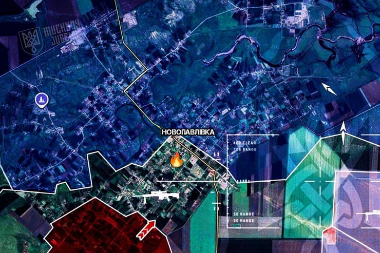 В Новопавловке враг перемалывает квартал за кварталом и пытается взять село в оперативное окружение