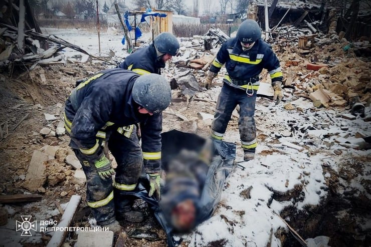 Что осталось от дома в Синельниковском районе, под завалами которого погиб 61-летний мужчина