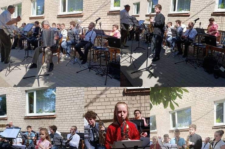 Вуличний концерт в Синельниковому