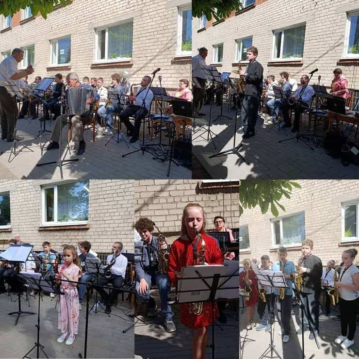 Вуличний концерт в Синельниковому