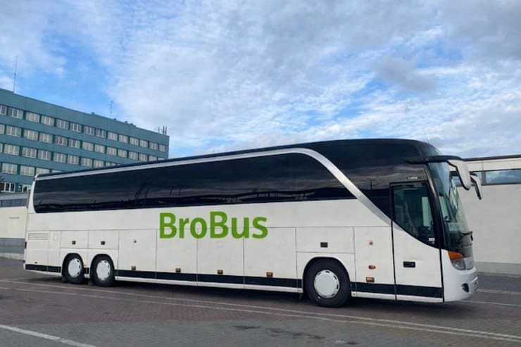 BroBus пасажирські перевезення з Дніпра до Європи