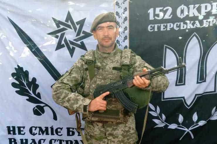 В Шахтарському поховали 44-річного військового: Олександр Сляднев був переселенцем і загинув на Донеччині